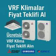 VRF Klimalar Fiyat Teklifi Al