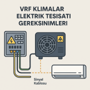 vrf klimalar elektrik tesisatı