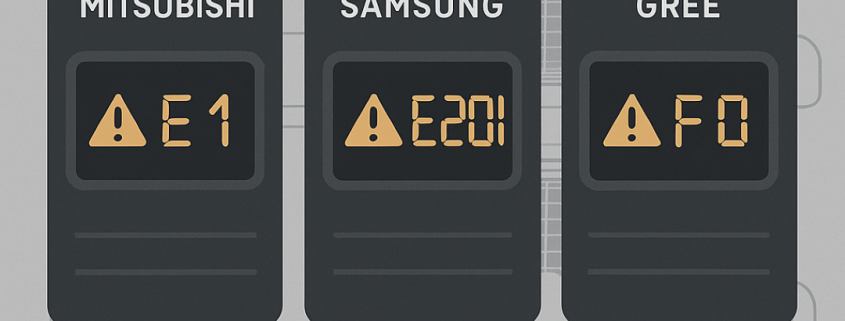 VRF Klima Hata Kodları Rehberi