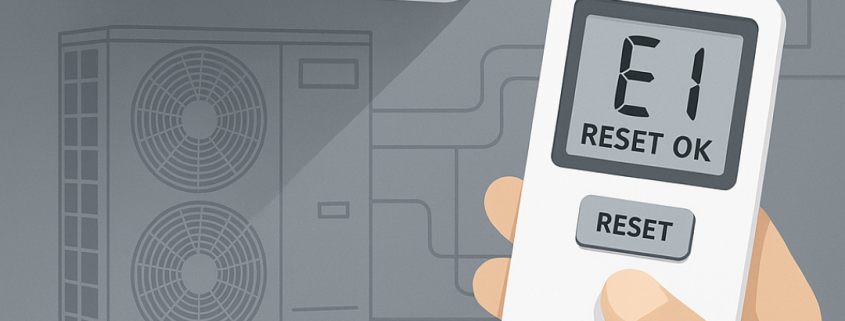 VRF Klima Hata Kodlarını Sıfırlama ve Sistem Resetleme Yöntemleri