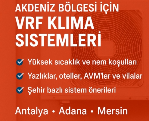 Akdeniz Bölgesi İçin Uygun VRF Klima Sistemleri
