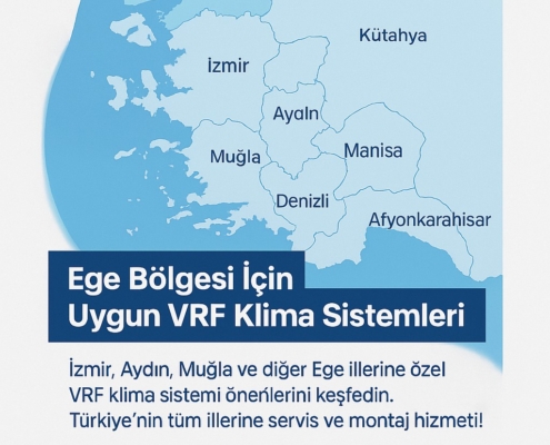 Ege Bölgesi İçin Uygun VRF Klima Sistemleri