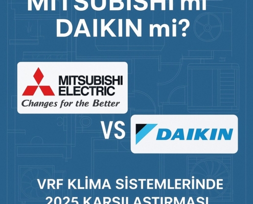 Mitsubishi vs Daikin 2025 VRF Klima Sistemleri Karşılaştırması