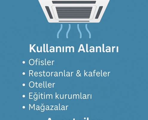 Tavan Klima Kullanım Alanları