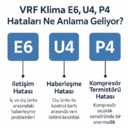 VRF Klima E6, U4, P4 Hataları