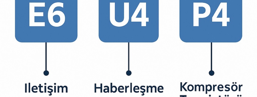 VRF Klima E6, U4, P4 Hataları