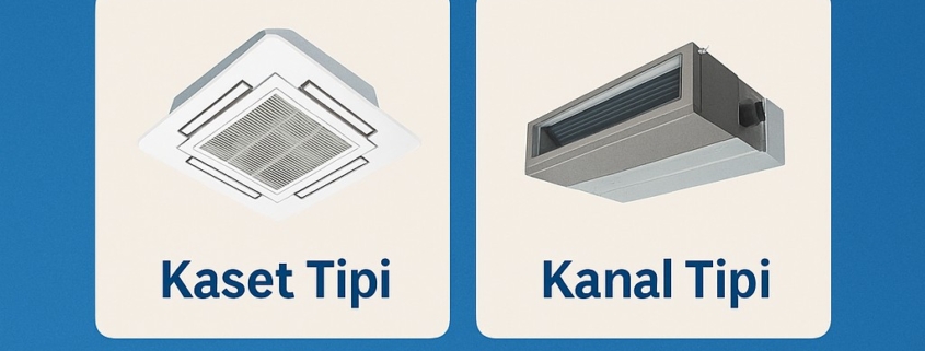 vrf klima iç ünite türleri ve kullanım alanları