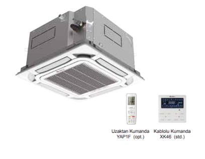 Gree Dairesel Atışlı Kaset Tipi İç Ünite VRF Klimalar