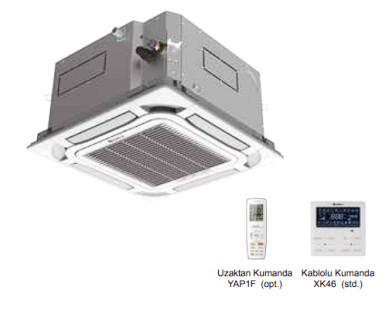 Gree Dairesel Atışlı Kompakt Kaset Tipi İç Ünite VRF Klimalar